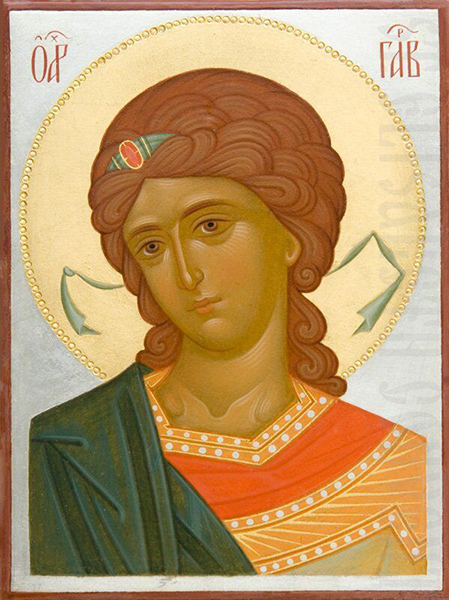 Painted icon of Holy Archangel Gabriel from our Catalogue